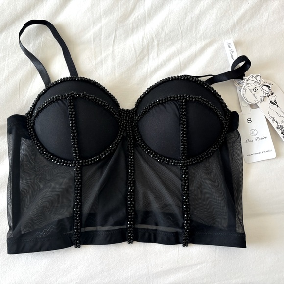 ENDELLION CORSET TOP, NWT! 🖤 - Picture 7 of 12